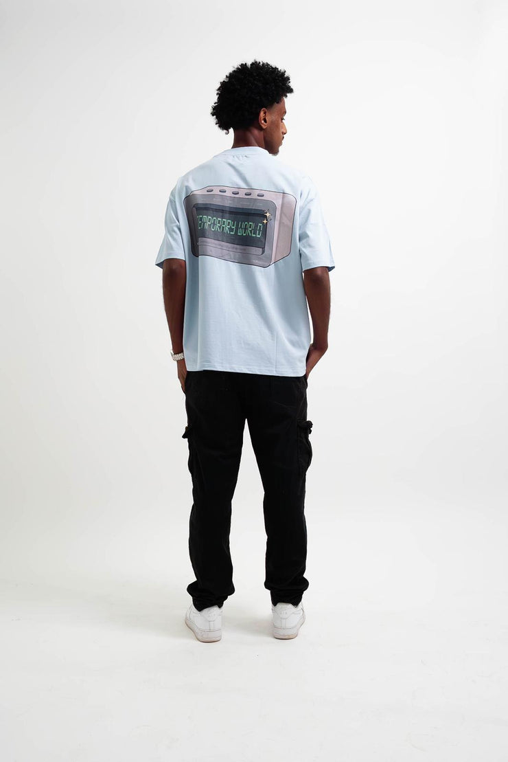 Temporary World T-Shirt - Baby Blue