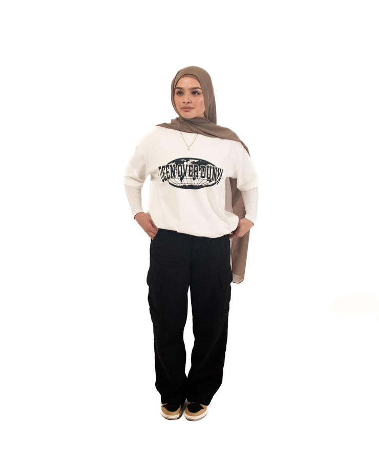 Deen over dunya Tshirt - White